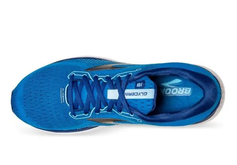 Brooks Men's Glycerin 18 - Blue/Gold UK 10.5-2